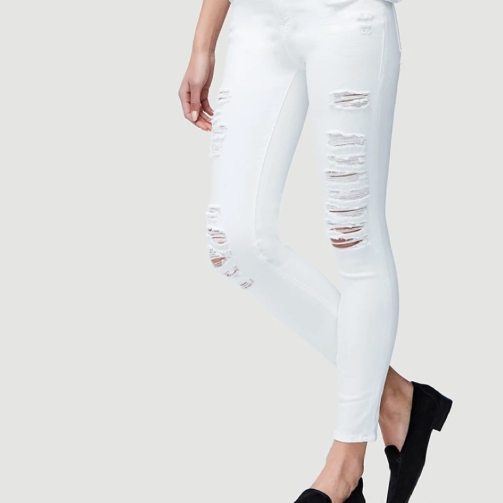 Frame Le Skinny de jeanne Distressed Jeans sz24 - Picture 2 of 15